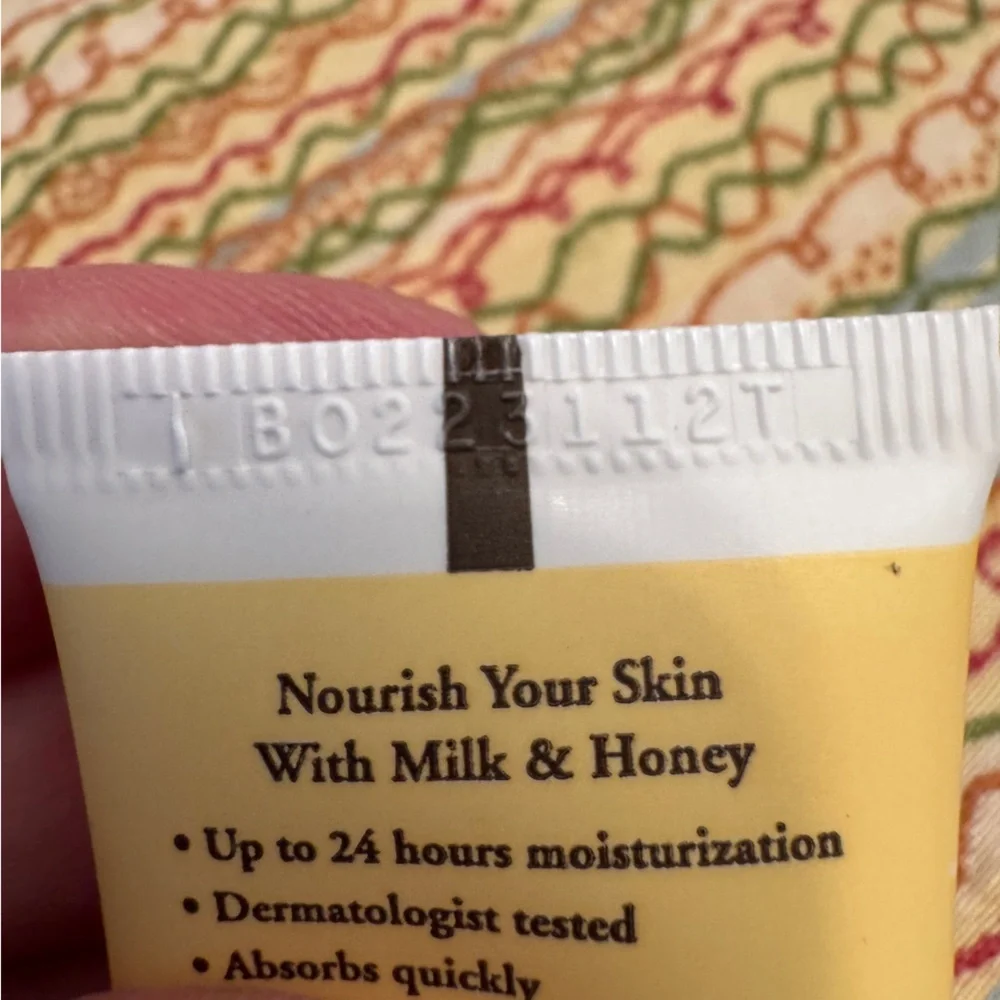 Burt's Bees Milk & Honey Body Lotion for Unisex, 1 Ounce NEW - set of three